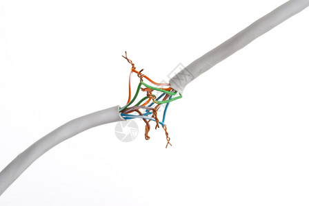 连接电线缆修理通讯金属丝图片