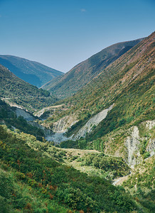 旅游中央高的吉尔斯坦西部贾拉勒阿巴德地区山公路图片