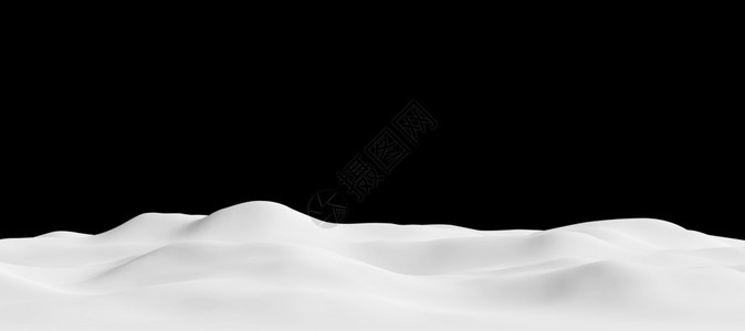 黑色背景的3D向下的滑雪天气图片
