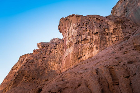 国民铜沙漠Timna公园的Timna红石Timmna公园的Israel红色岩石图片