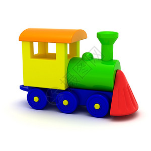 白色背景上孤立的玩具机车秋游戏阿尔巴耶夫图片