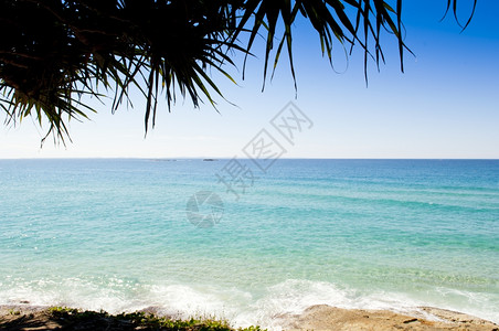 夏天一种澳大利亚夏日炎热海滩澳大利亚昆士兰州斯特拉德布罗克岛地平线图片