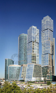 区市中心Moskva河莫斯科国际商业中心莫斯科市国际商业中心的天窗塔图片