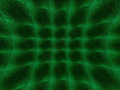 插图失真抽象的绿曲线3d空间噪音纹身背景图片