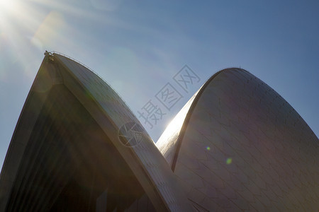 悉尼的大地标志歌剧日光浴时有屋顶建筑学已知目标图片