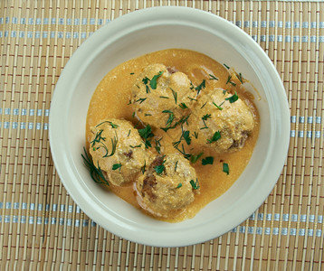 烹饪传统北印度菜食用素取代肉丸子的配方美味印度人图片
