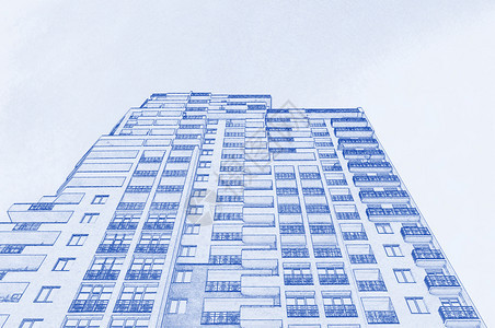 第比利斯新建成的现代住宅楼蓝图版风格案新的外部建筑学图片