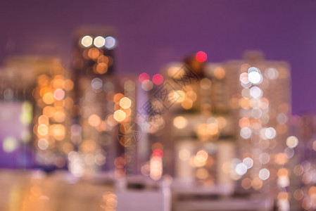 闪耀泰国曼谷市深夜城布卢博基背景喜庆的重点图片