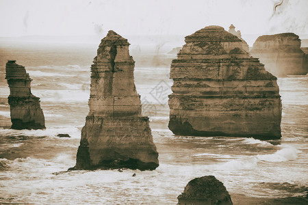 澳大利亚黄昏的十二位使者澳大利亚人海滩风景优美图片