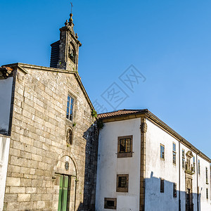 城市西班牙北部加利亚圣地哥德孔波斯特拉教堂罗马式结石图片