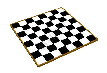 将死桌子空的象棋盘孤立于白色3d铸成赢图片