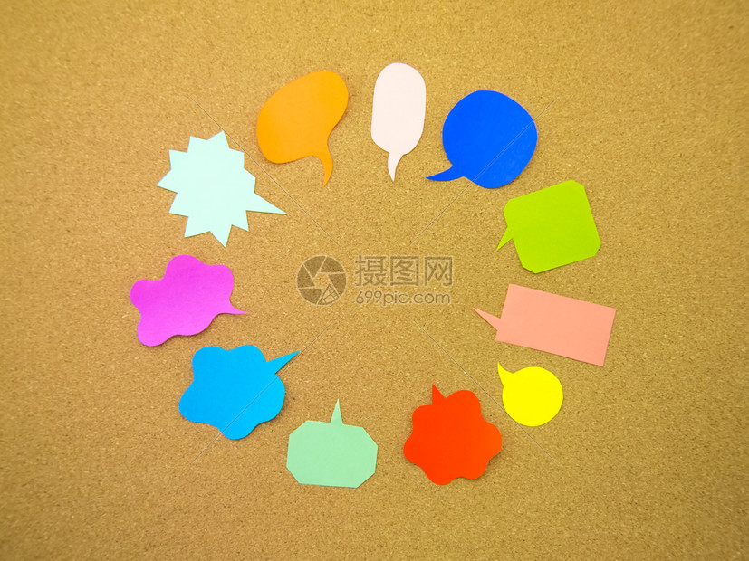 可以在上面写字的多彩气球和泡聊天关键词单高清图片下载-正版图片307626261-摄图网