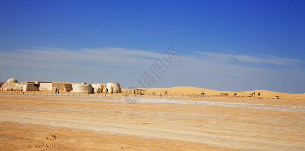 建造2018年月4日于突尼斯内夫塔撒哈拉沙漠首演的电影星际大战旅游非洲图片