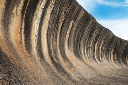 形成海浪吸引力西澳大利亚海登附近的波浪野生动物公园中的奇幻浪潮岩WaveRock图片