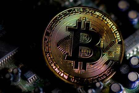Bitcoin数字加密码硬币形式商业虚拟的收益图片