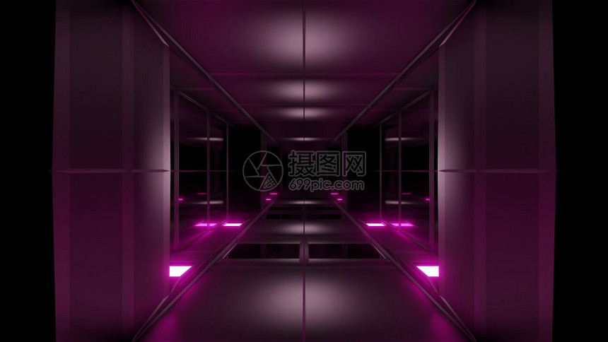 反射机库现代的3d插图墙纸背景未来的scifi3d建筑使未来设计更干净未来设计更干净科学幻影隧道走廊3d插图壁纸 背景3d插图墙纸高清图片下载 正版图片 摄图网