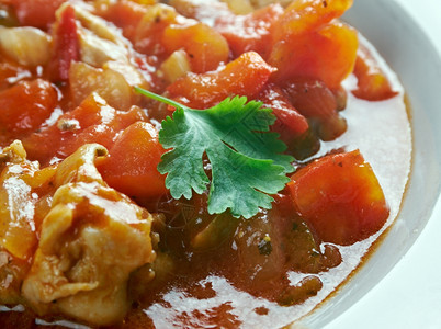 IstrianSickenGoulash最初是一个匈牙利菜叫做Istria在亚得里海边伊斯特拉克罗地亚烹饪图片