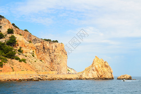 哥斯达黎加西班牙布拉瓦海岸的岩石风景优美维林克图片