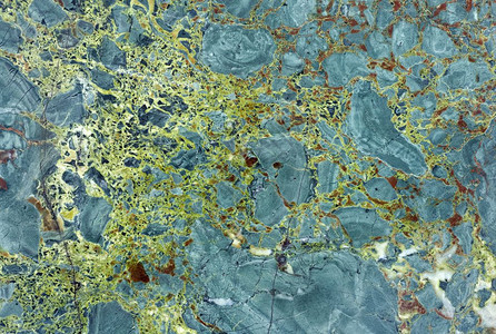 大理石纹卡斯通美丽的绿色装饰石背景和纹理表面裂缝斑点和污的抽象图案自然背景矿物质料学摘要地图片