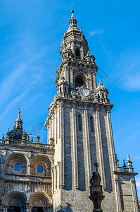 孔波斯特拉宗教建筑圣地亚哥德康波斯特拉大教堂西班牙朝圣场所宗教的建造图片