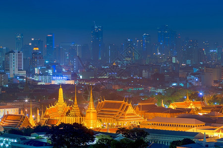 泰国曼谷夜景风光图片