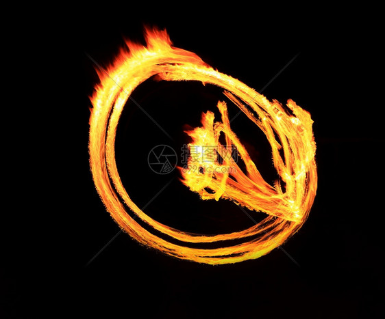 黄色的火焰显示光燃烧的踪迹背景xA自然热的图片