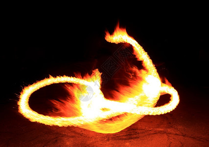 娱乐火焰显示光燃烧的踪迹背景舞蹈橙图片