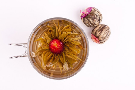 茉菊绿茶球文化传统的药物图片
