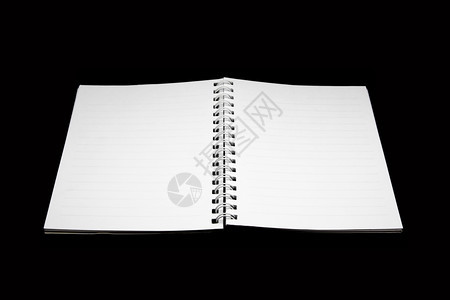 空白的信息黑背景上笔记本商业图片