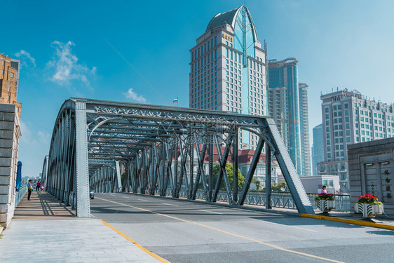 上海市外白渡桥风光图片
