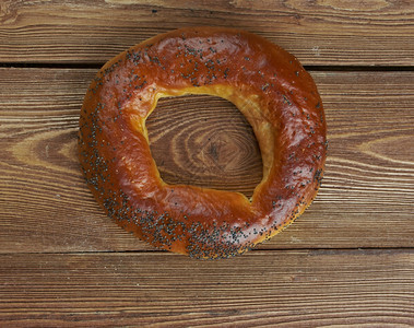 圆圈厨师Bublik传统的东欧面包卷新俄罗斯百吉饼甜点图片