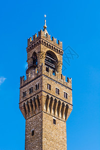 意大利佛罗伦萨PalazzoVecchio钟楼意大利语镇艺术图片