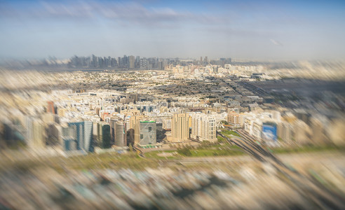 城市的建筑学从直升机上鸟瞰迪拜天际线和河从直升机上鸟瞰迪拜天际线和河阿联酋图片