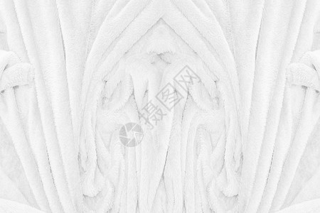 白布纹理背景卷织结构顶视图波浪状的美丽棉布图片