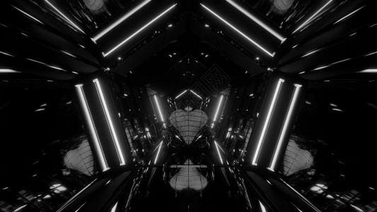 ufc八角笼凉爽的墙纸3d插图背景壁纸形笼子里有美丽的发光心彩在笼子