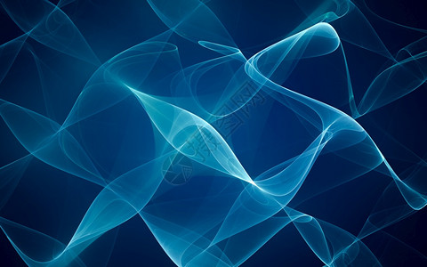 运动海浪光线平滑的抽象蓝背景色优雅的图片