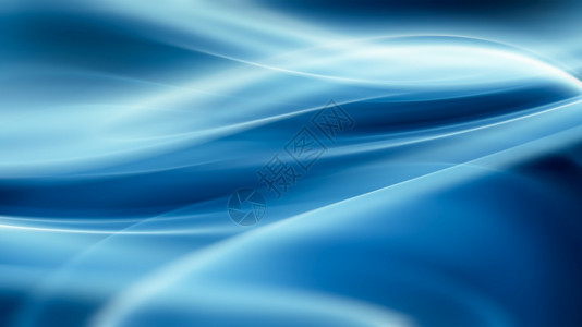 优雅的光线平滑抽象蓝背景色墙纸流动图片