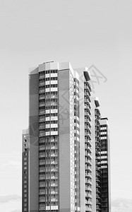 俄罗斯单色风格Krasnogorsk的现代多层新旧住宅楼莫斯科城市的现代图片