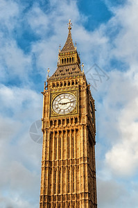 伦敦标志建筑物大时钟图片