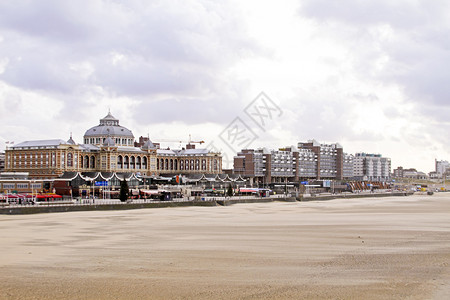 采取海滨荷兰的史欣宁沙滩哈格图片