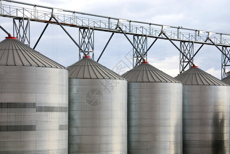 螺旋钻框架澳大利亚西新南威尔士州一个农场的加银铁谷仓农业图片