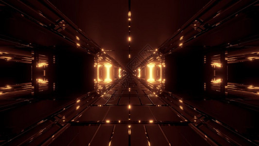 金属黑暗的干净具有漂亮光泽和反射的未来派科幻隧道3d渲染壁纸背景现代未来科幻走廊太空船隧道插图具有漂亮光泽和反射的未来派科幻隧道图片