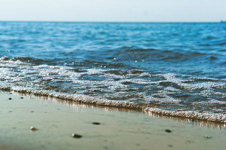 海浪浪花特写图片