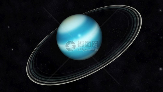轨道大气层全球的天王星数码字说明图片