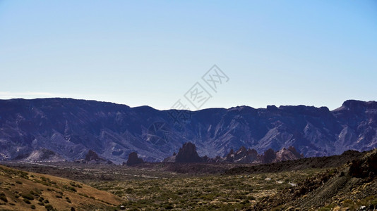 风景公园地平线上的山岳自然图片