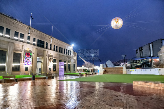 港口艺术208年9月5日城市广场惠灵顿夜景2018年9月5日吸引了10万游客图片