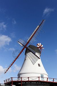 建造假期丹麦Vejle风车的景象建筑学图片