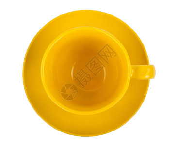 颜色角度黄圆杯茶在碟盘上子背景图片