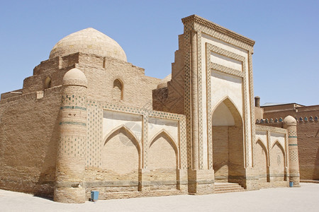 城市MausoleumUchAvliyo希瓦乌兹别克斯坦亚洲假期陵图片