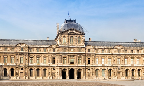 喷泉遗产Louvre博物馆主入口优质的图片